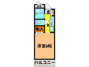 エスポワール川西の物件間取画像